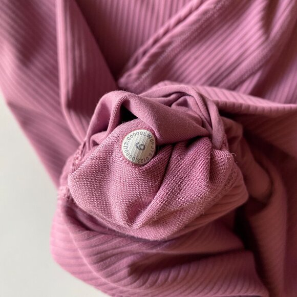 Lululemon Align Ribbed High-Rise 25" Dust Pink Women's Size 6 - Picture 3 of 7